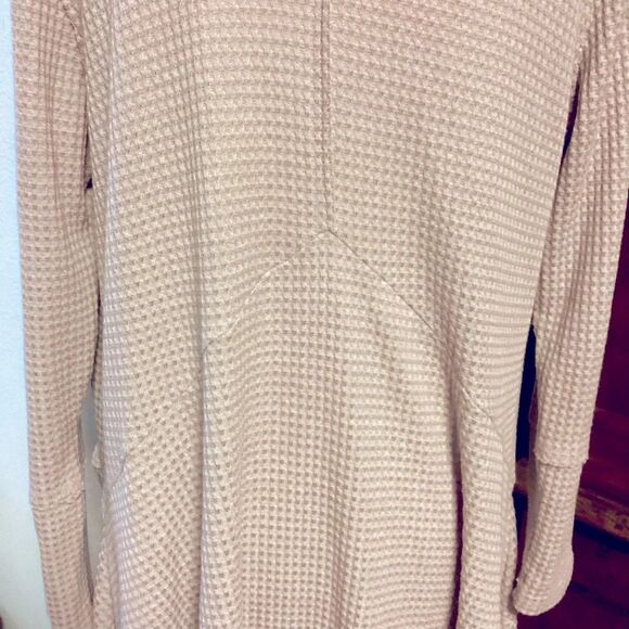 Altar’d State Waffle-knit Soft Cozy Waterfall Open Cardigan Sweater Medium - Picture 9 of 13